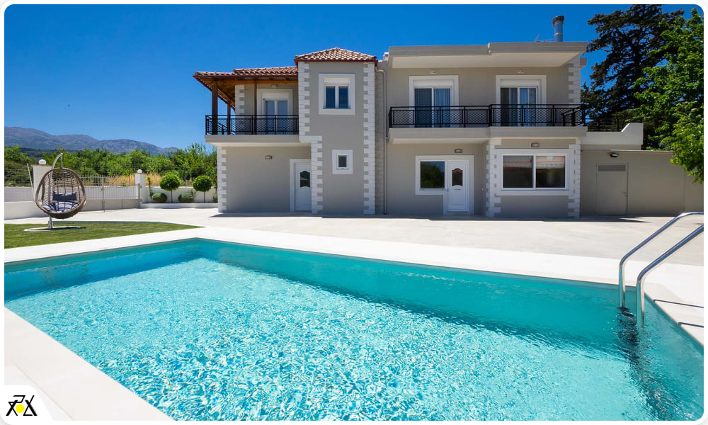 زیباترین نمای ساختمان ویلایی 